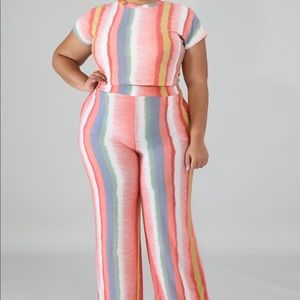 Plus Size Two Piece Set